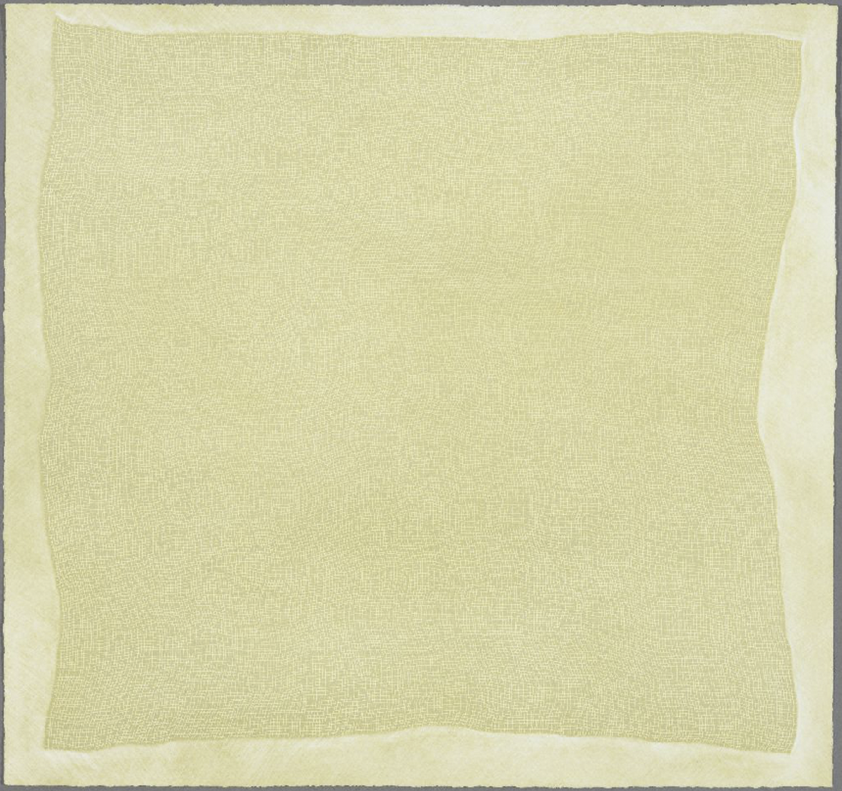 Twelve black and white drawings of facial features arranged in a tile, featured at Print Center New York.